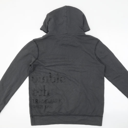 Abercrombie & Fitch Mens Grey Cotton Pullover Hoodie Size XS