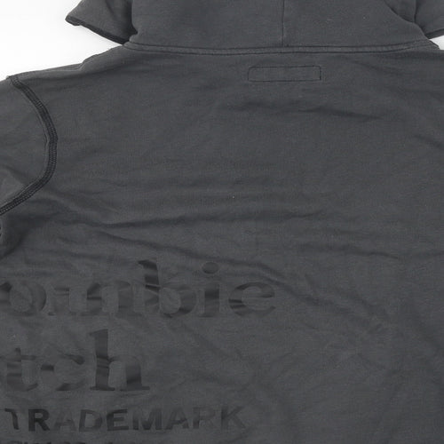Abercrombie & Fitch Mens Grey Cotton Pullover Hoodie Size XS