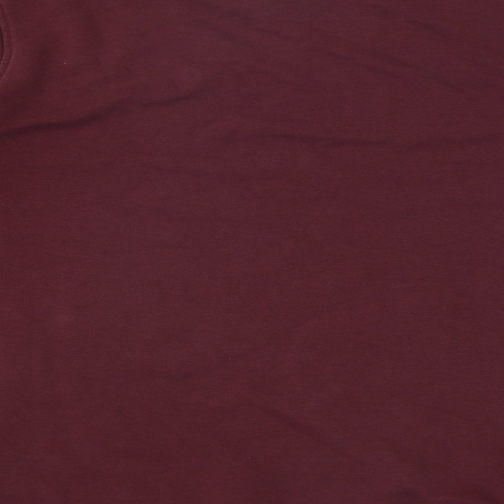 JACK & JONES Mens Red Polyester Pullover Sweatshirt Size L
