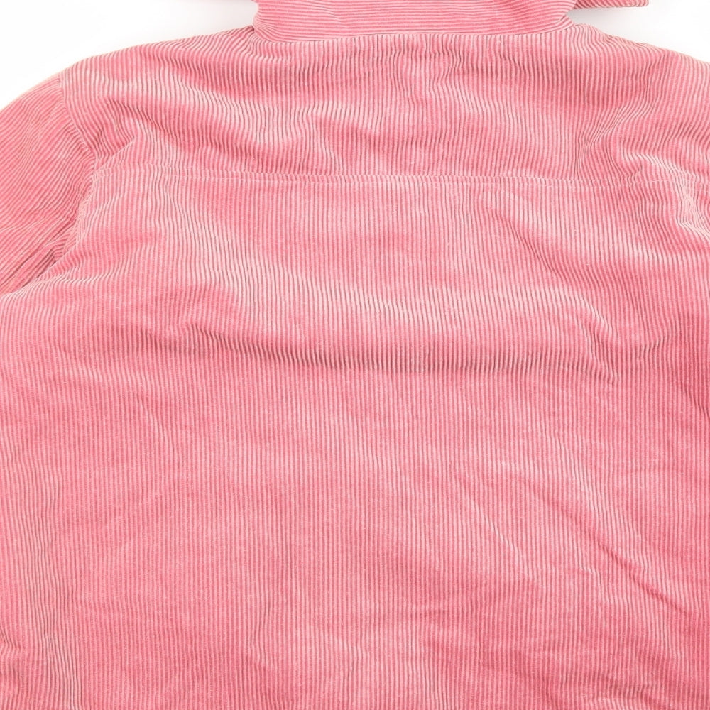Cotton Traders Womens Pink Pea Coat Coat Size M Toggle