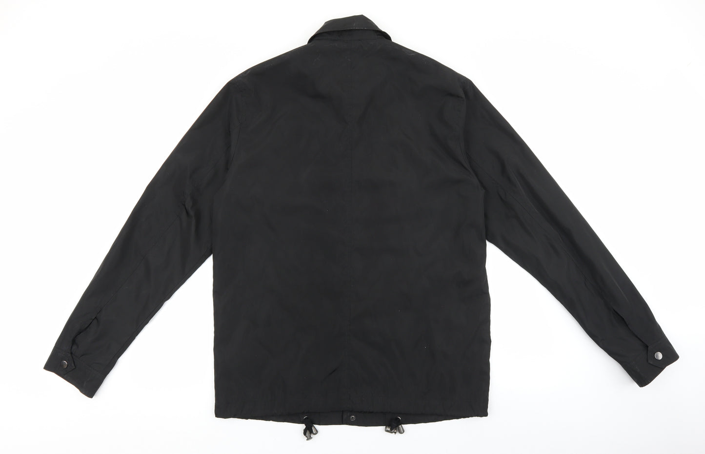 ASOS Mens Black Jacket Size M Snap
