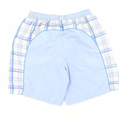 Preworn Mens Multicoloured Geometric Polyester Sweat Shorts Size L L9 in Regular - Swim Shorts
