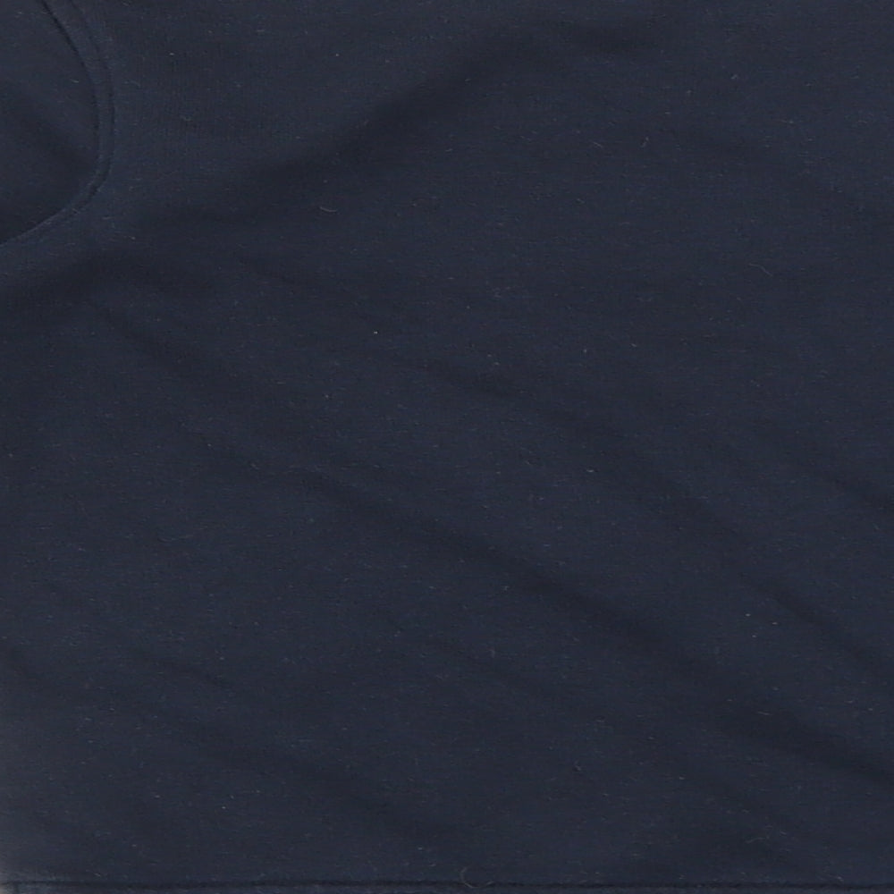 Marks and Spencer Boys Blue 100% Cotton Pullover Sweatshirt Size 5-6 Years Pullover