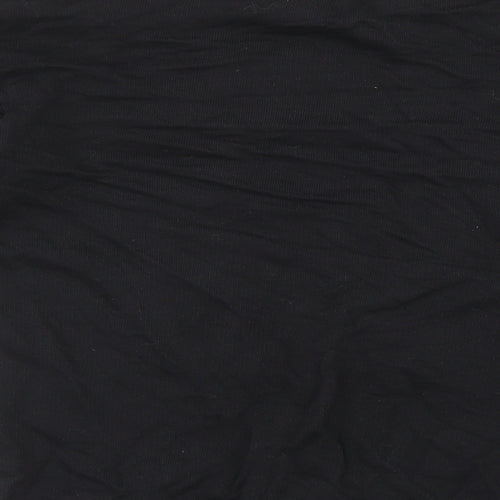 H&M Womens Black Round Neck 100% Cotton Pullover Jumper Size S