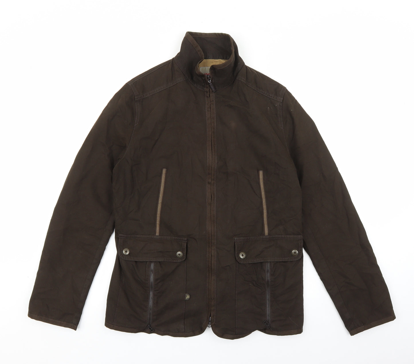 Jocavi Womens Brown Jacket Coat Size 12 Zip