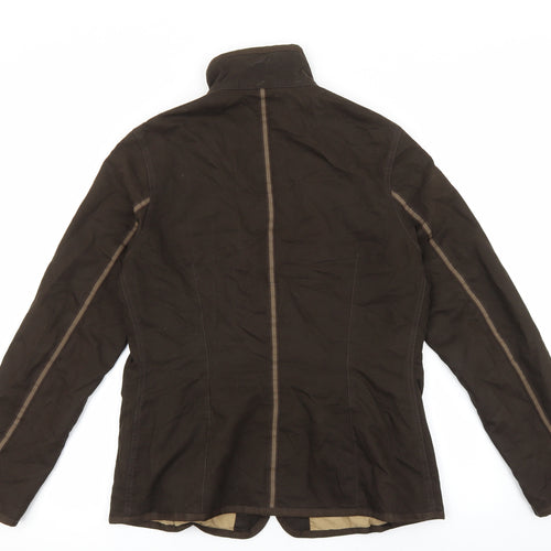 Jocavi Womens Brown Jacket Coat Size 12 Zip