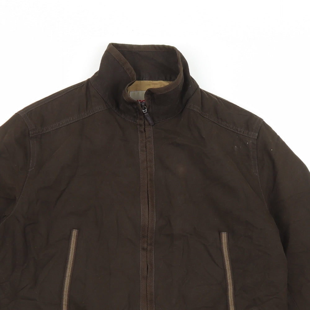 Jocavi Womens Brown Jacket Coat Size 12 Zip