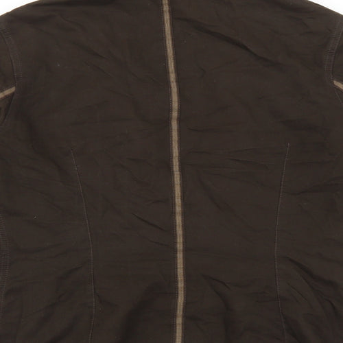 Jocavi Womens Brown Jacket Coat Size 12 Zip