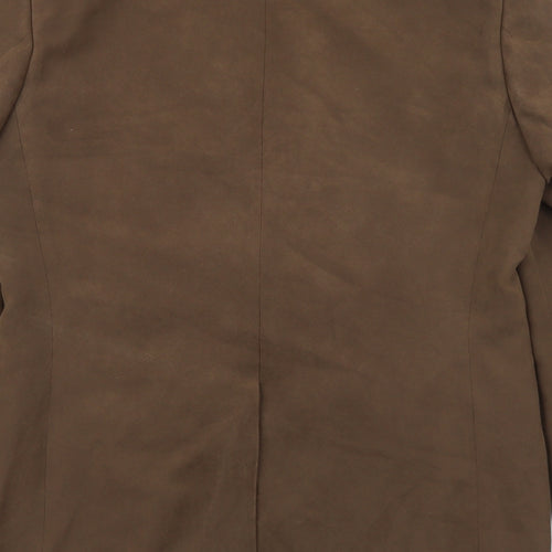 Greenwoods Mens Brown Polyester Jacket Blazer Size 40