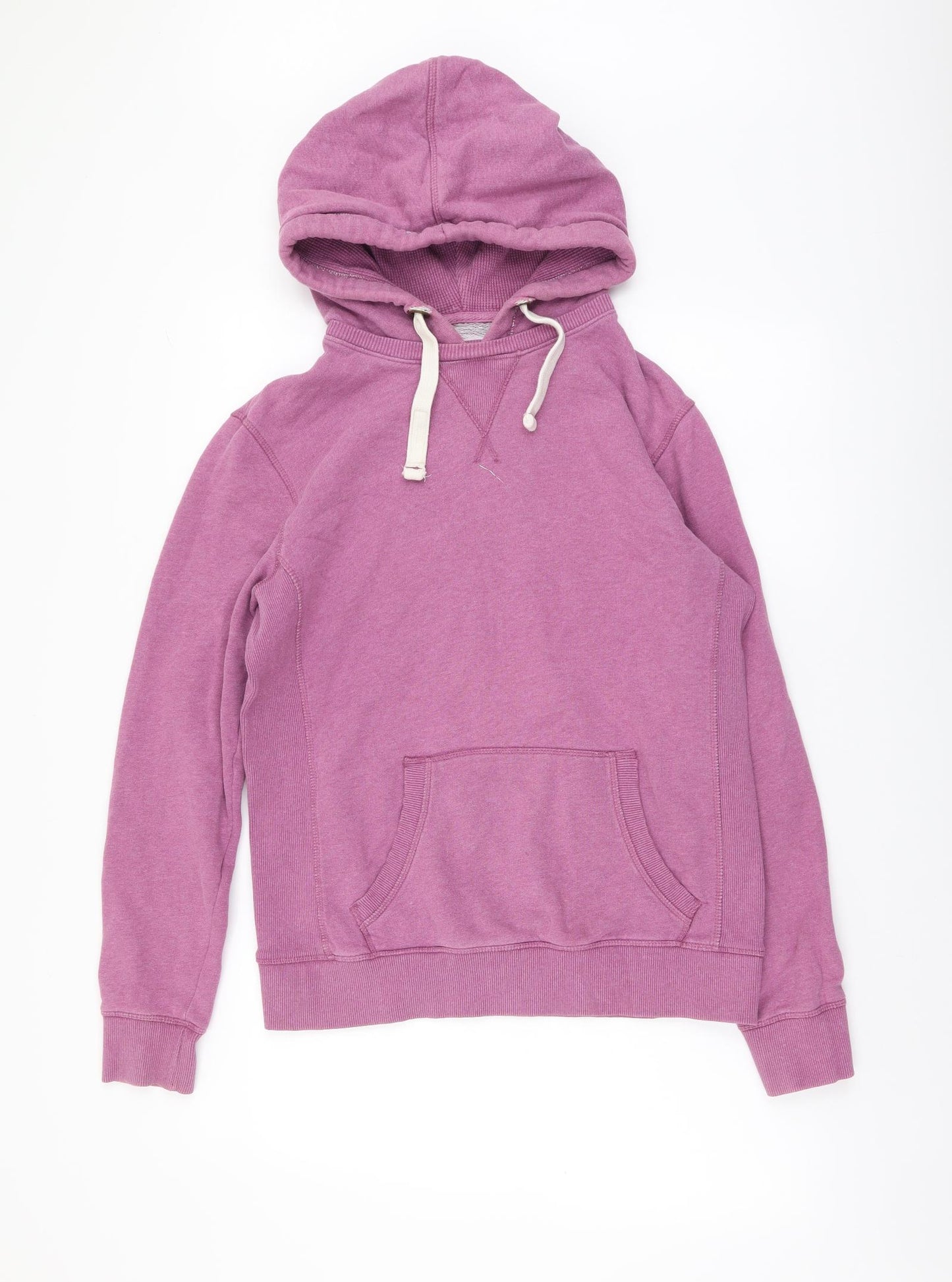 Fat Face Womens Purple Cotton Pullover Hoodie Size 12 Pullover