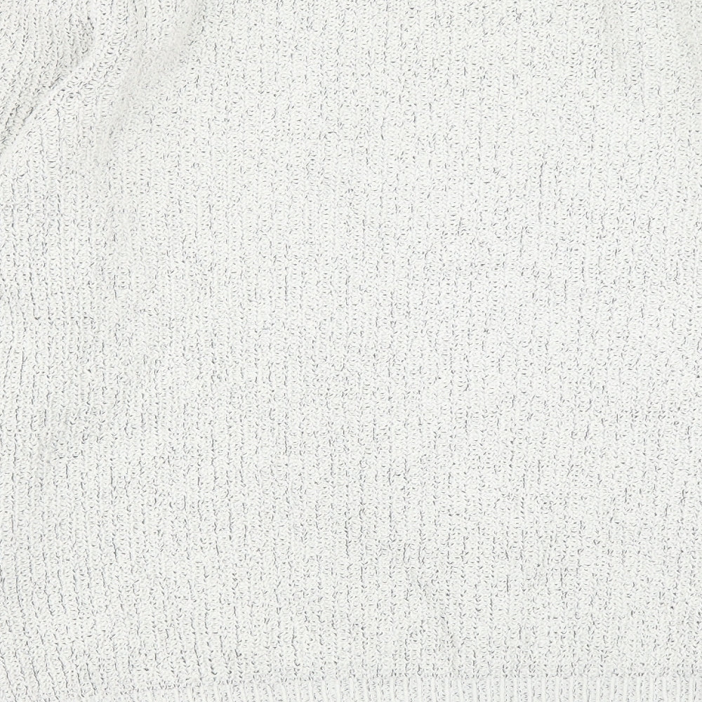 George Womens Beige Round Neck Polyester Pullover Jumper Size L