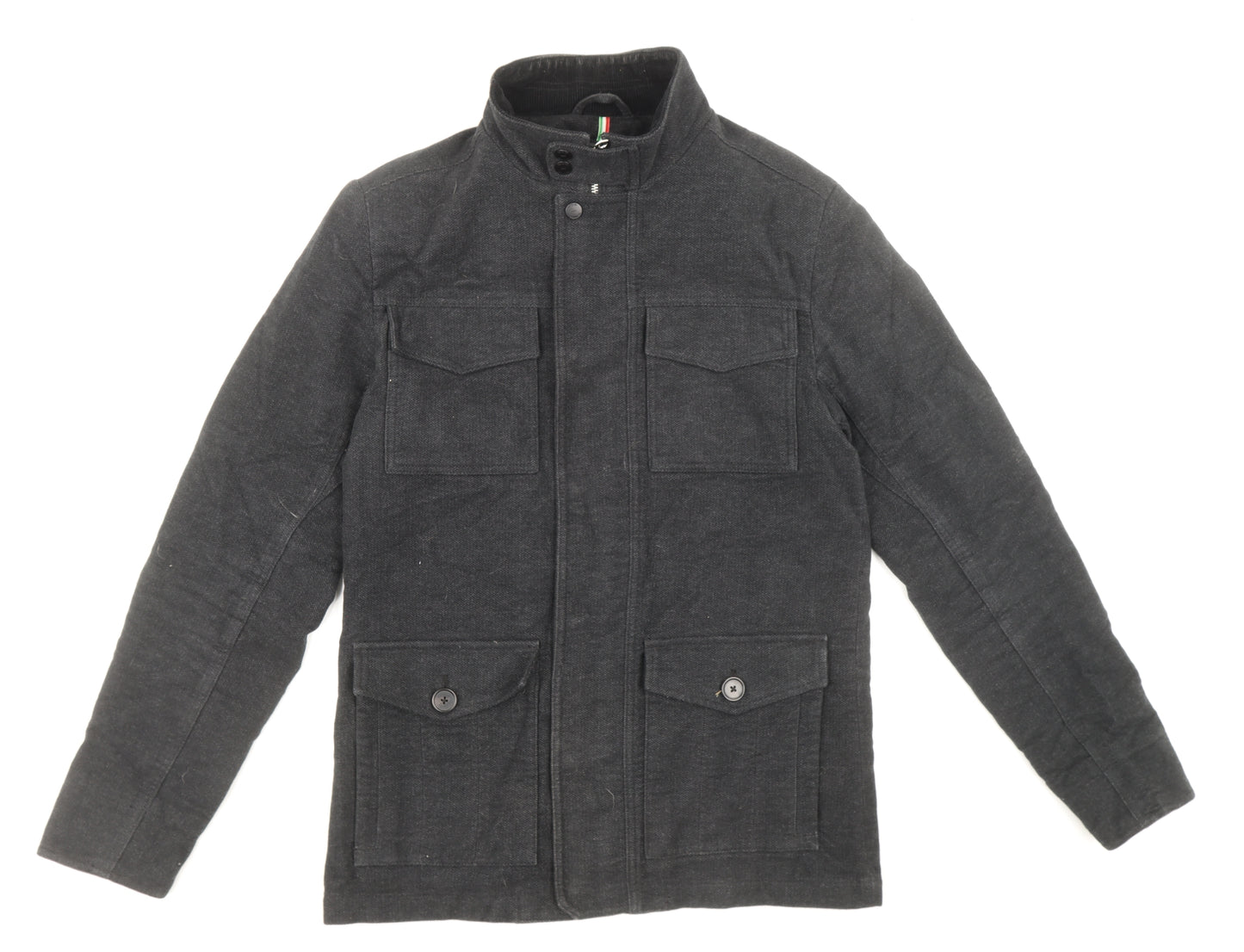 NEXT Mens Grey Jacket Coat Size S Zip