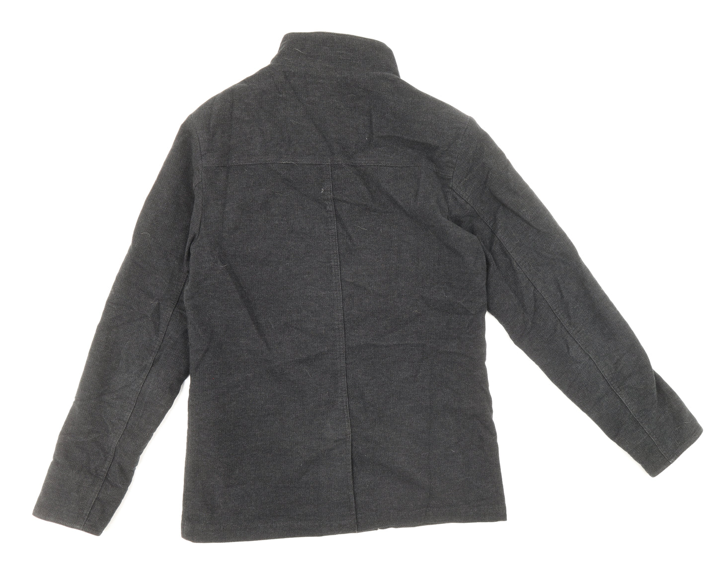 NEXT Mens Grey Jacket Coat Size S Zip