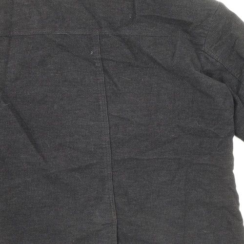 NEXT Mens Grey Jacket Coat Size S Zip