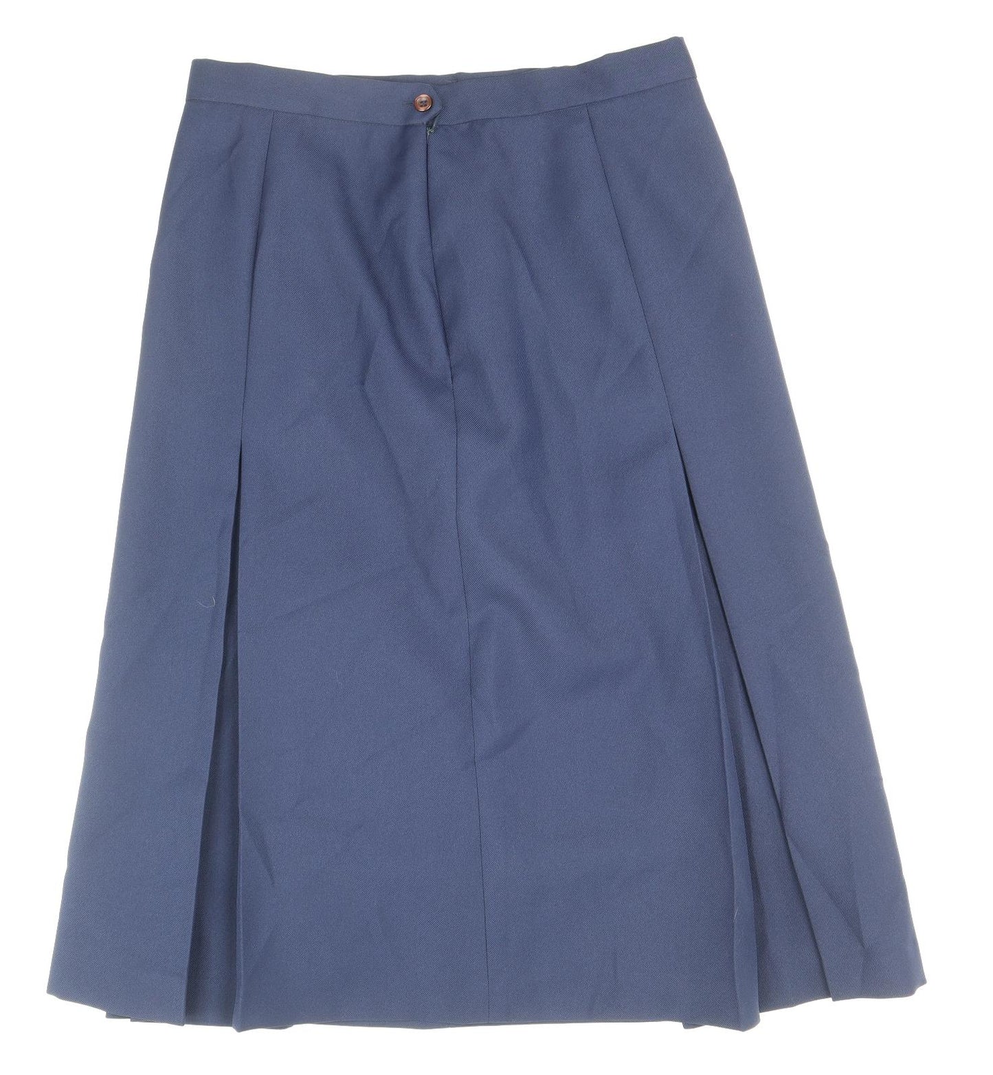 Gor Ray Womens Blue Polyester A-Line Skirt Size 16 Zip