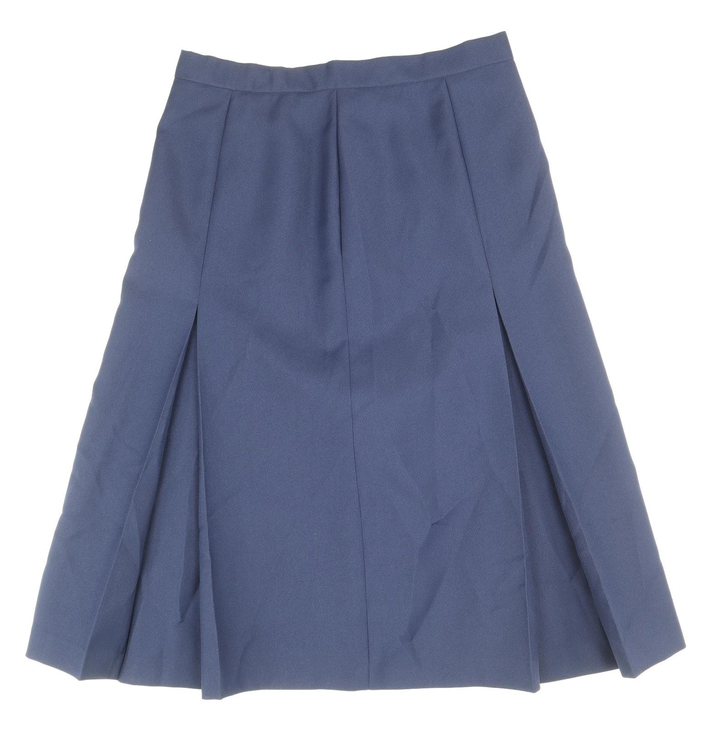 Gor Ray Womens Blue Polyester A-Line Skirt Size 16 Zip