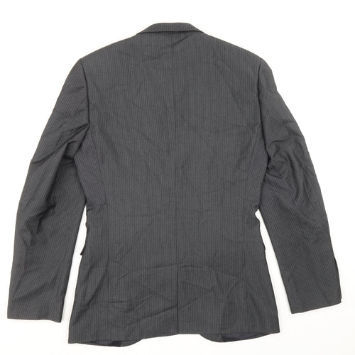 Marks and Spencer Mens Grey Polyester Jacket Suit Jacket Size 39