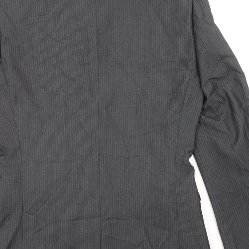 Marks and Spencer Mens Grey Polyester Jacket Suit Jacket Size 39