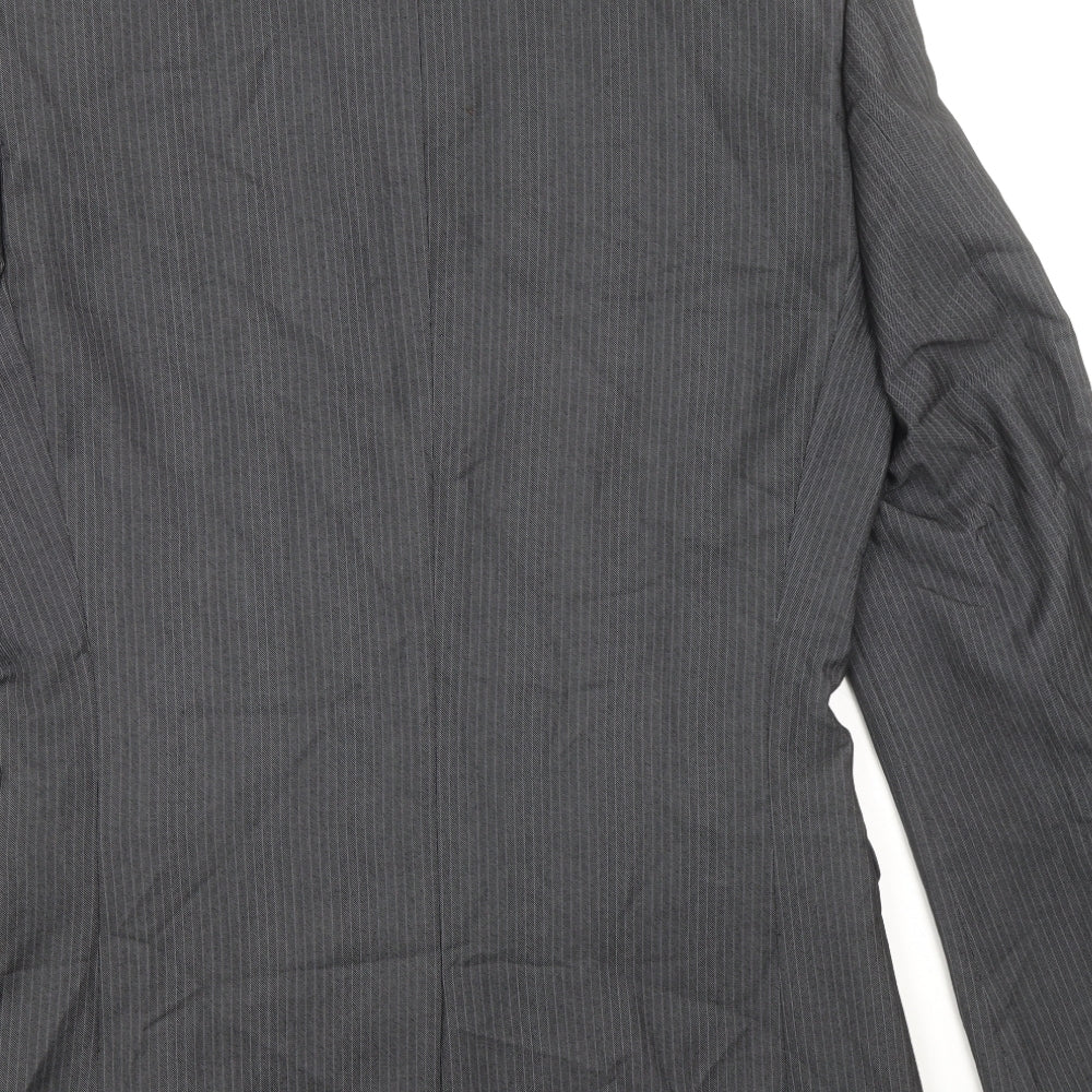 Marks and Spencer Mens Grey Polyester Jacket Suit Jacket Size 39