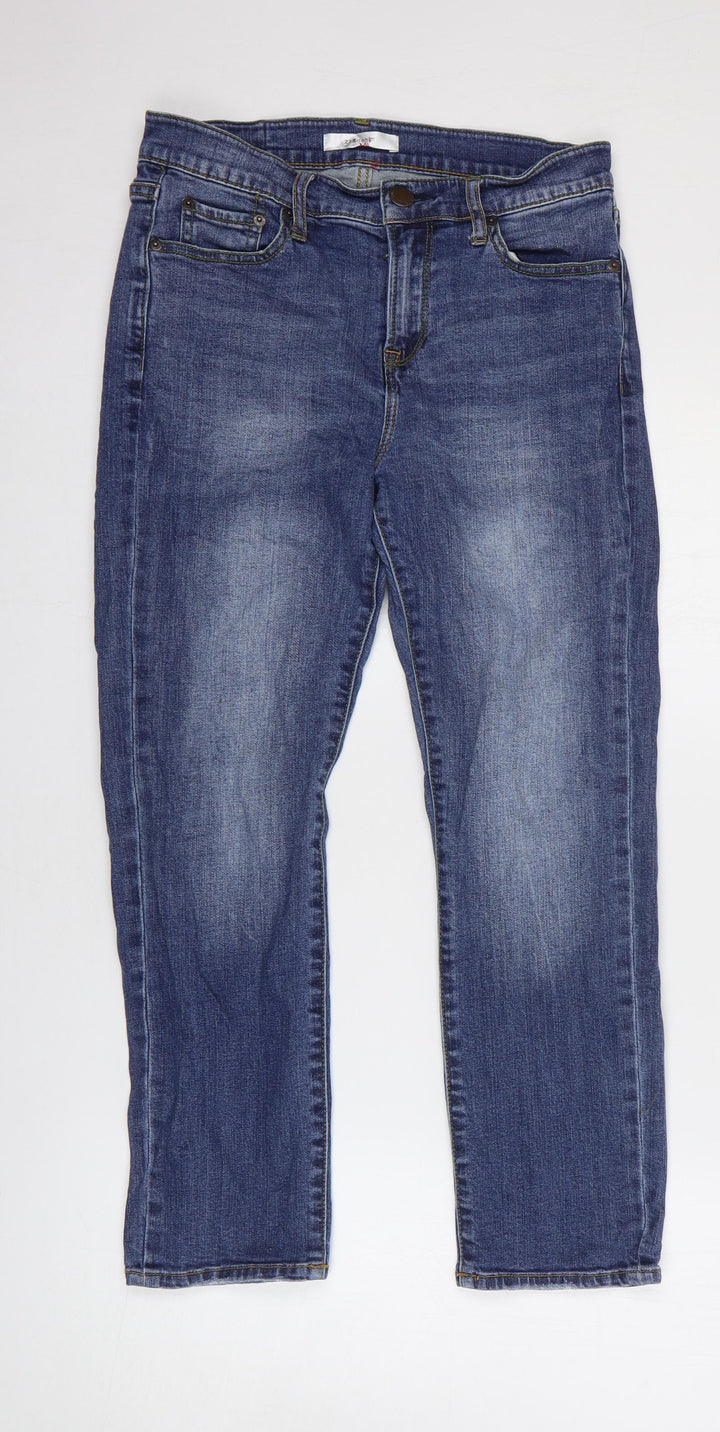 23 Denim Womens Blue Cotton Straight Jeans Size 28 in Regular Zip