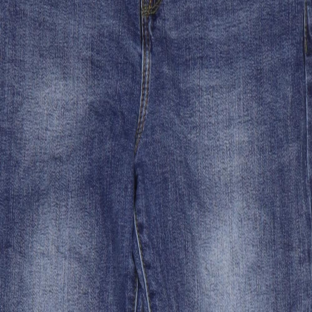 23 Denim Womens Blue Cotton Straight Jeans Size 28 in Regular Zip
