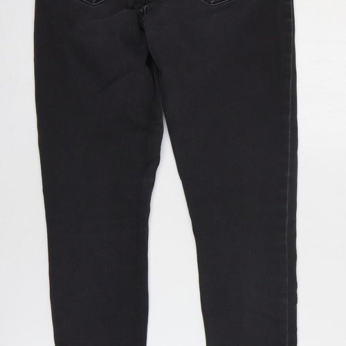 ASOS Womens Grey Cotton Skinny Jeans Size 28 in Regular Zip