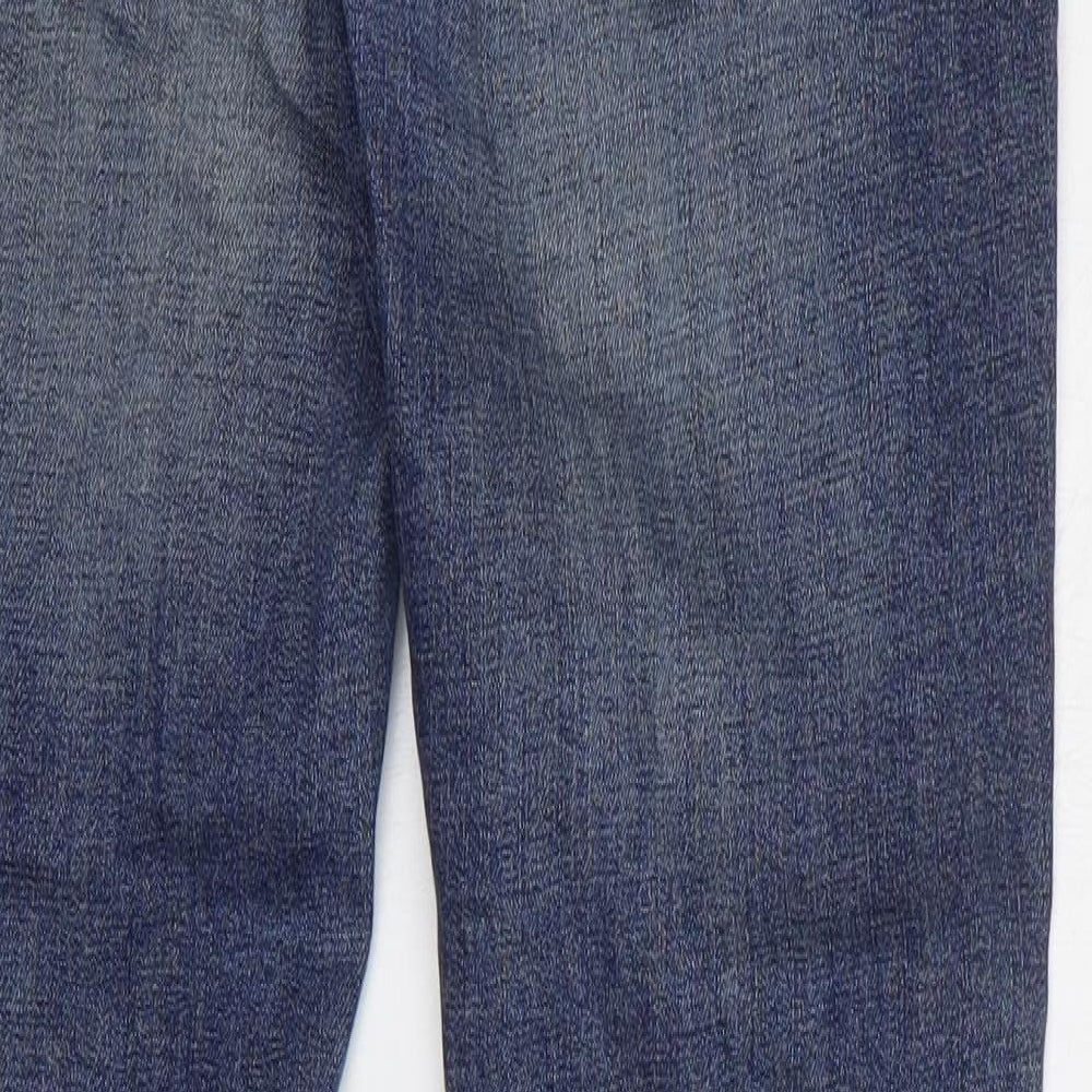 Represent Mens Blue Cotton Tapered Jeans Size 30 in Regular Zip