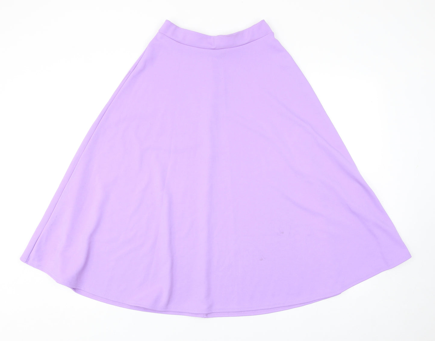 Boohoo Womens Purple Polyester Swing Skirt Size 10