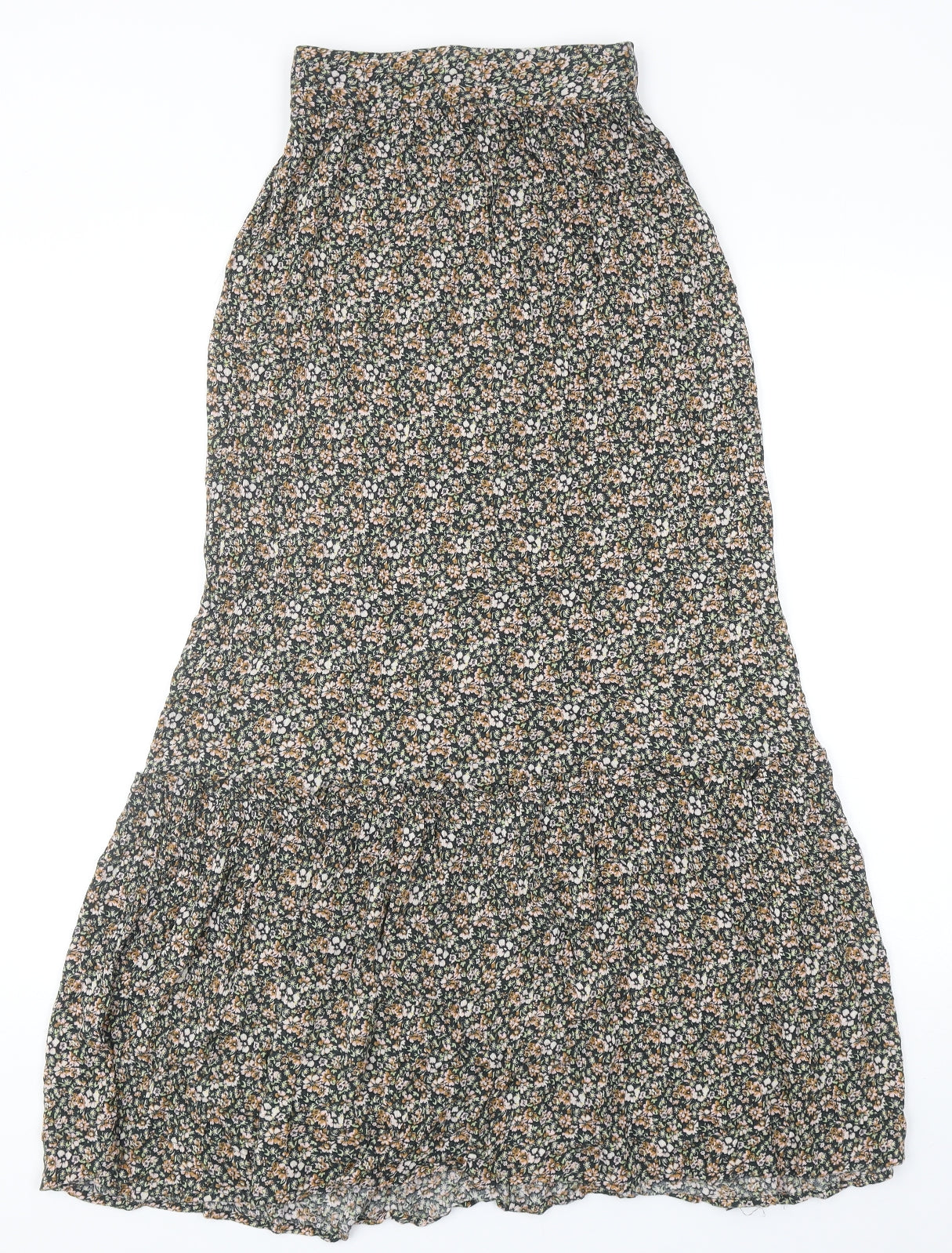 Primark Womens Multicoloured Floral Viscose Maxi Skirt Size 4XL