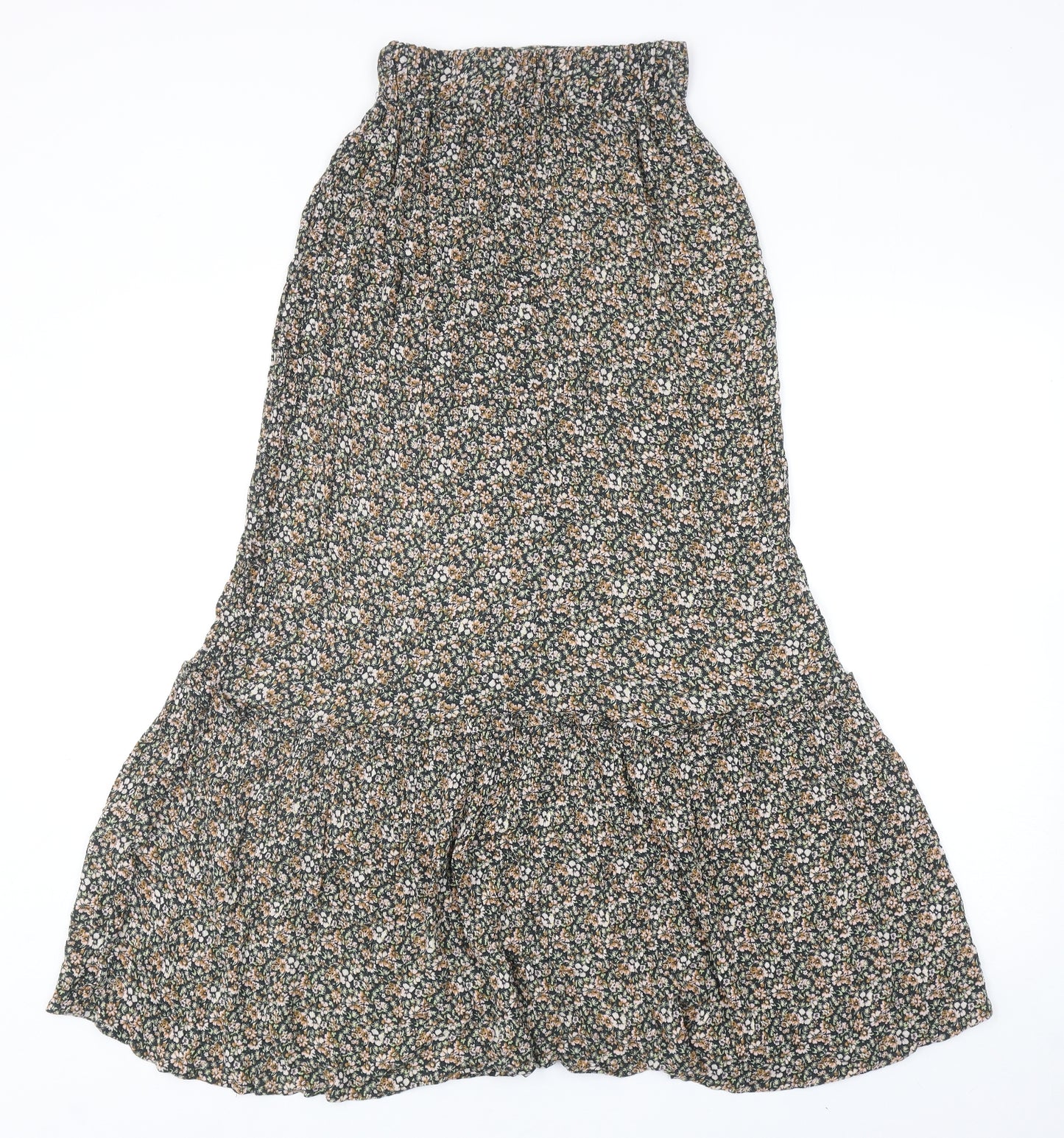 Primark Womens Multicoloured Floral Viscose Maxi Skirt Size 4XL