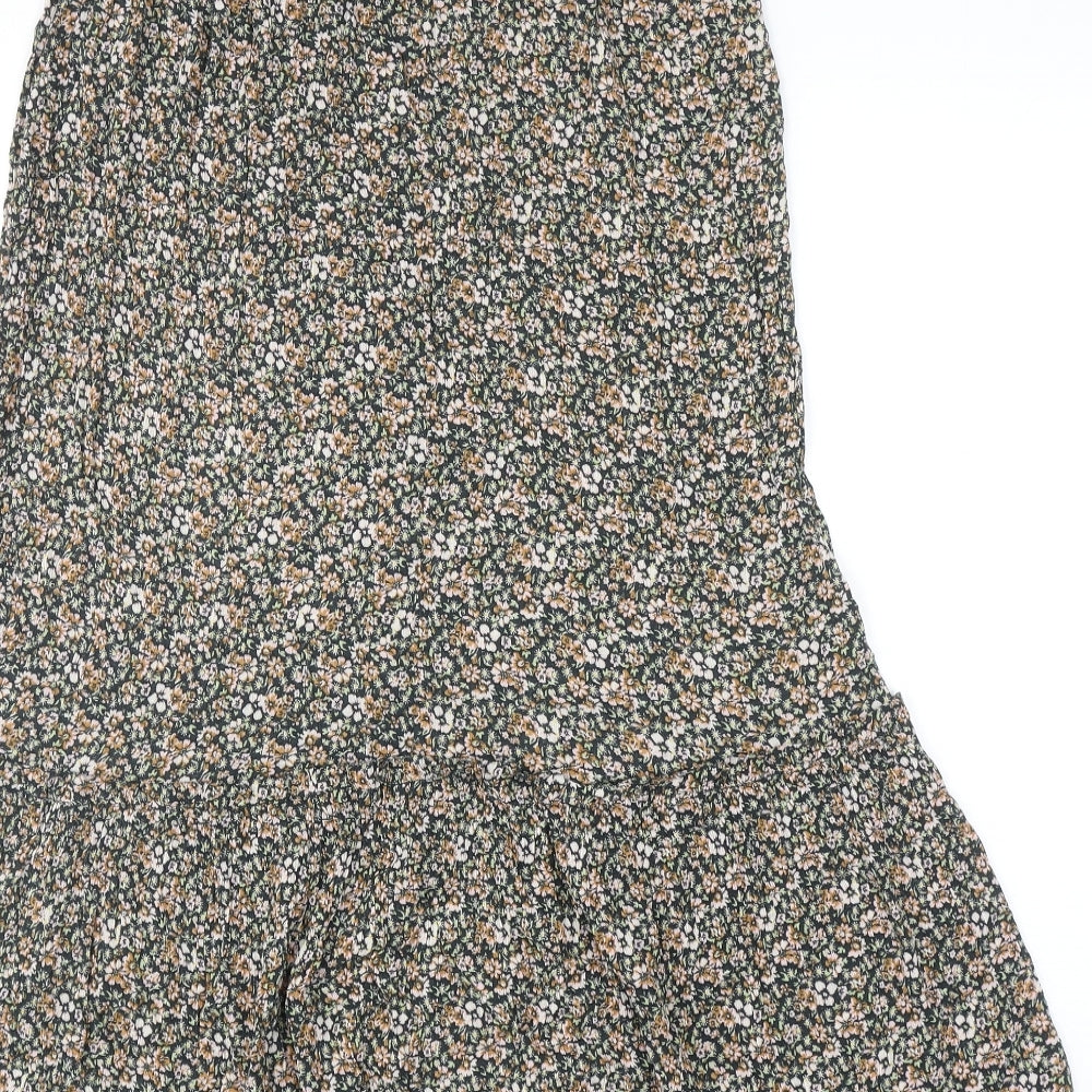 Primark Womens Multicoloured Floral Viscose Maxi Skirt Size 4XL