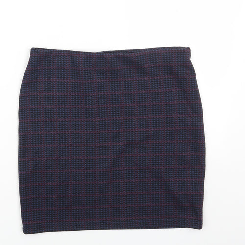 New Look Womens Blue Polyester Bandage Skirt Size 12