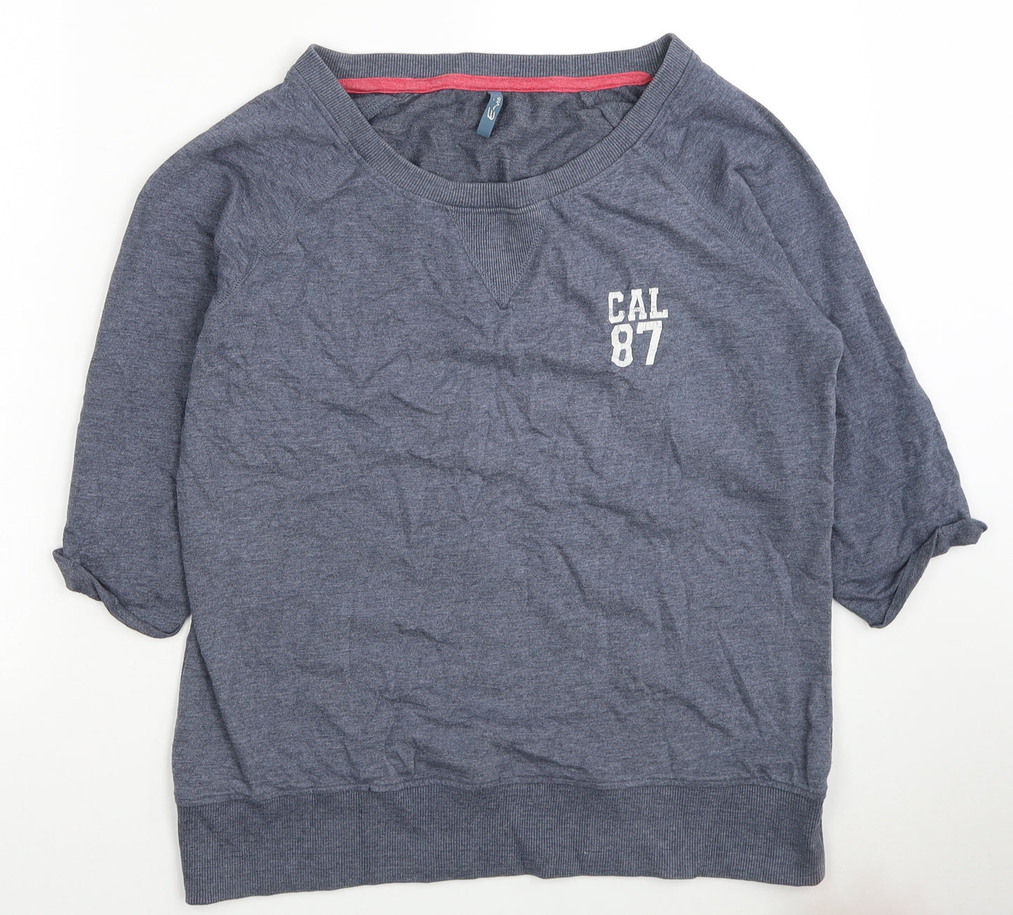 E-vie Womens Blue Polyester Pullover Sweatshirt Size 18 Pullover