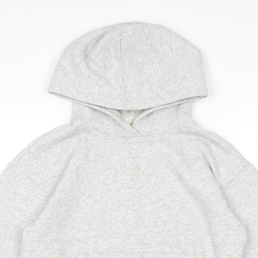 H&M Womens Grey Cotton Pullover Hoodie Size 4XL Pullover