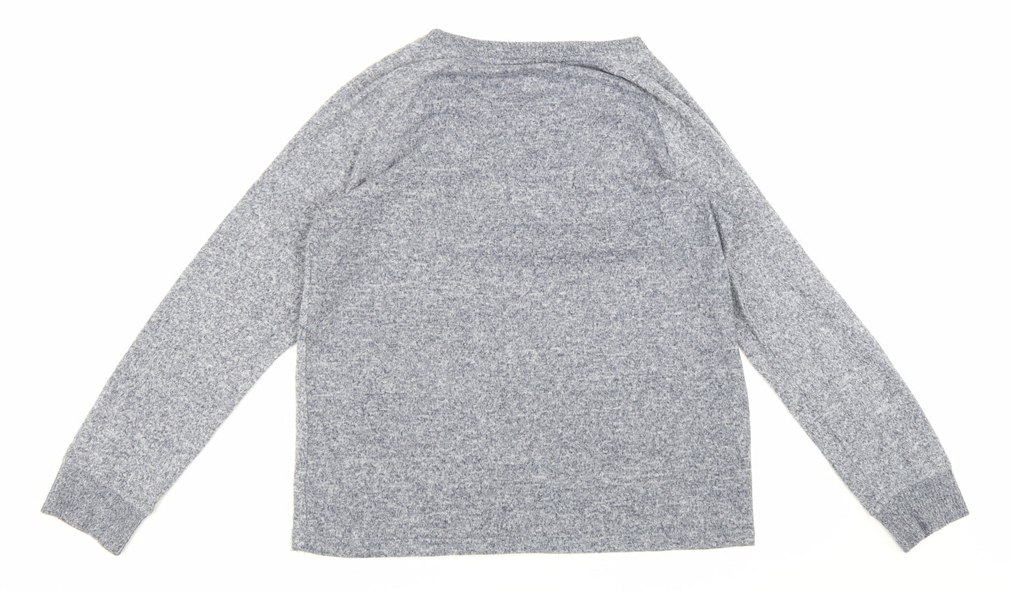 Love the Lounge Womens Blue Polyester Basic Tank Size M Crew Neck