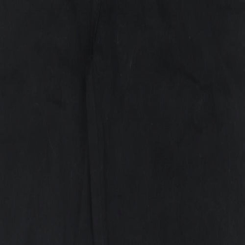 JDV Womens Black Cotton Straight Jeans Size 28 in L31 in Regular Button