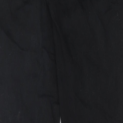JDV Womens Black Cotton Straight Jeans Size 28 in L31 in Regular Button