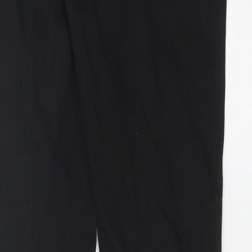 Denim & Co. Boys Black Cotton Skinny Jeans Size 12-13 Years Regular Button