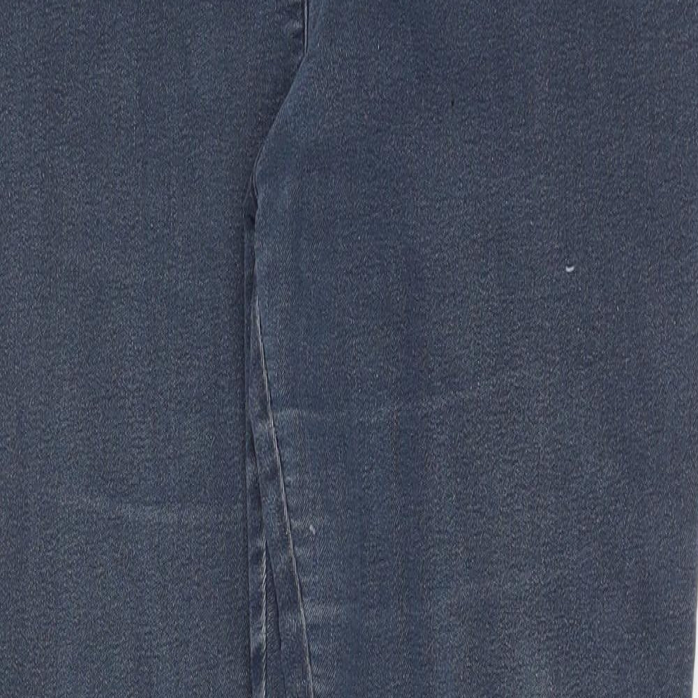Marks and Spencer Womens Blue Cotton Jegging Jeans Size 12 L29 in Regular