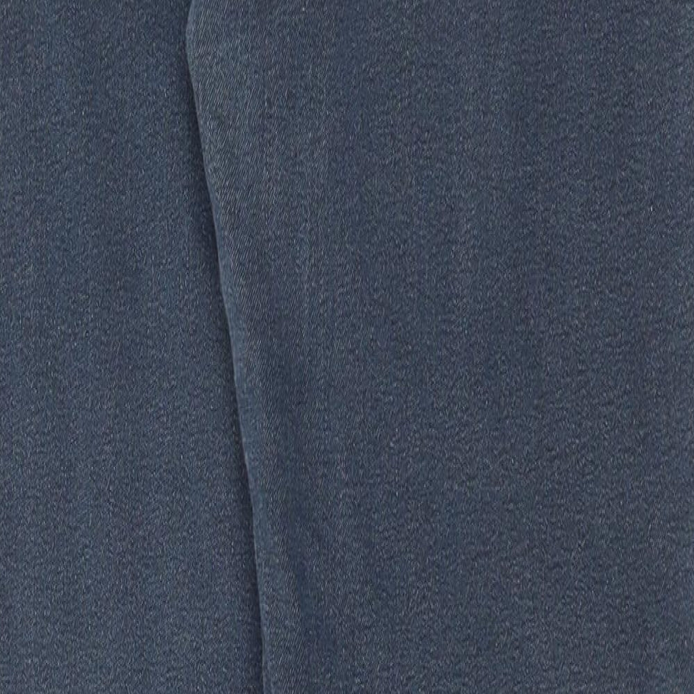 Marks and Spencer Womens Blue Cotton Jegging Jeans Size 12 L29 in Regular