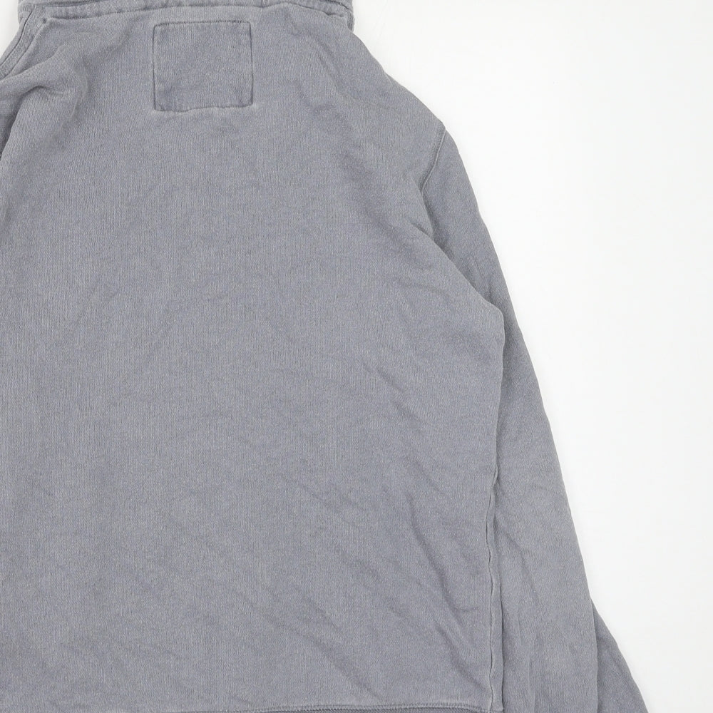 Johnnie B Mens Grey Cotton Pullover Hoodie Size L