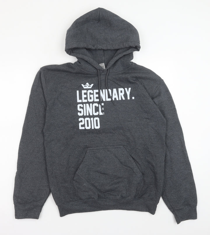 Gildan Mens Grey Cotton Pullover Hoodie Size S - Legendary. Since 2010