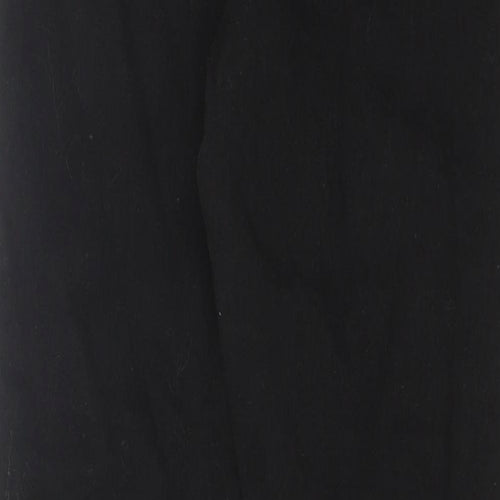 Denim & Co. Womens Black Cotton Skinny Jeans Size 8 L26 in Regular Button