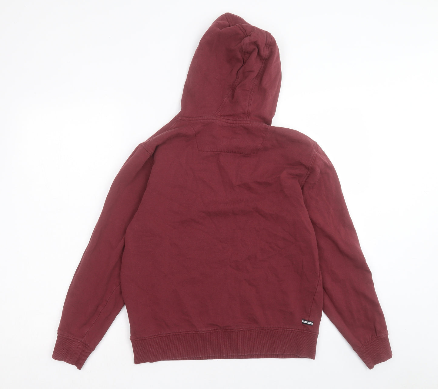 Weekend Offender Mens Purple Cotton Pullover Hoodie Size S