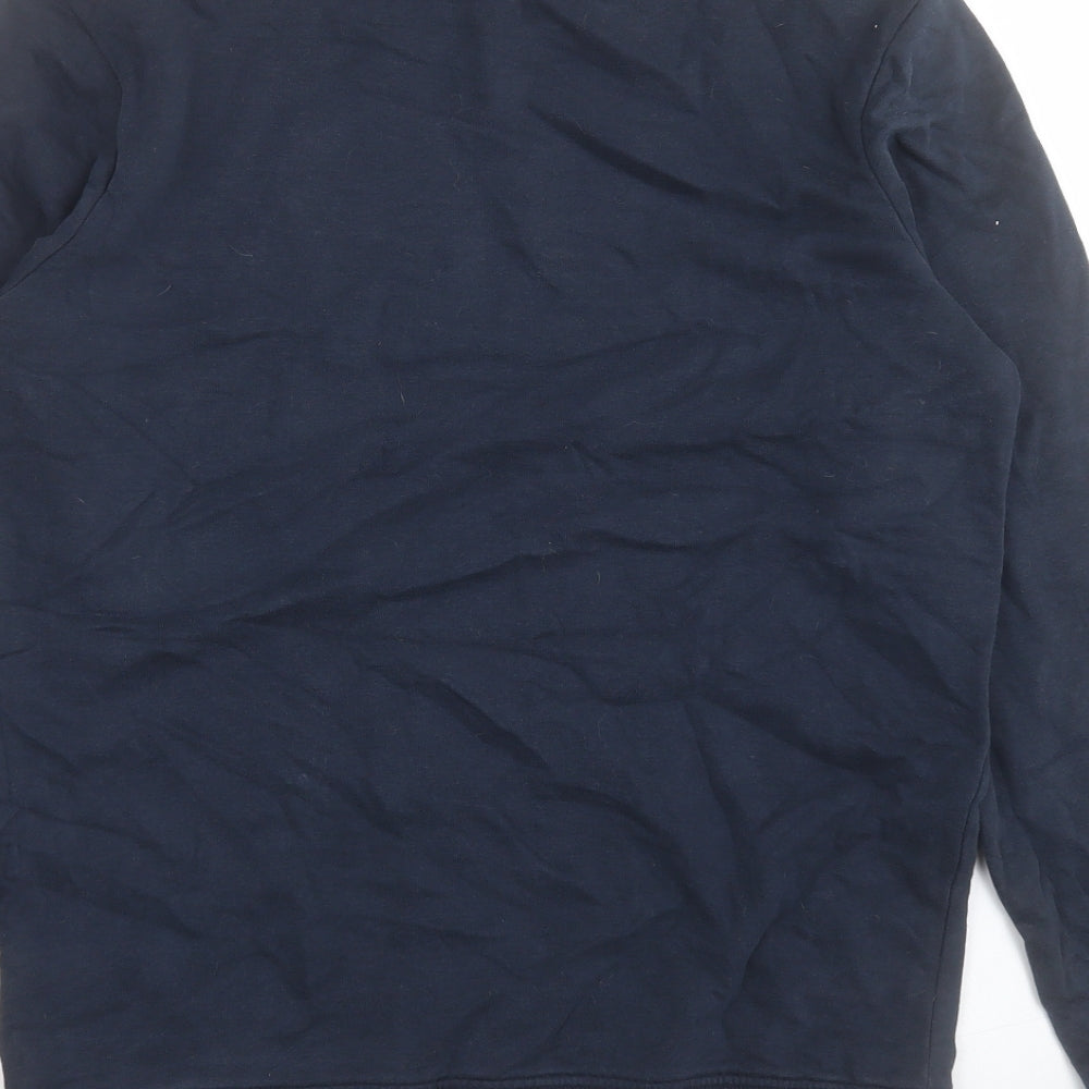 TU Womens Blue Cotton Pullover Sweatshirt Size S Pullover