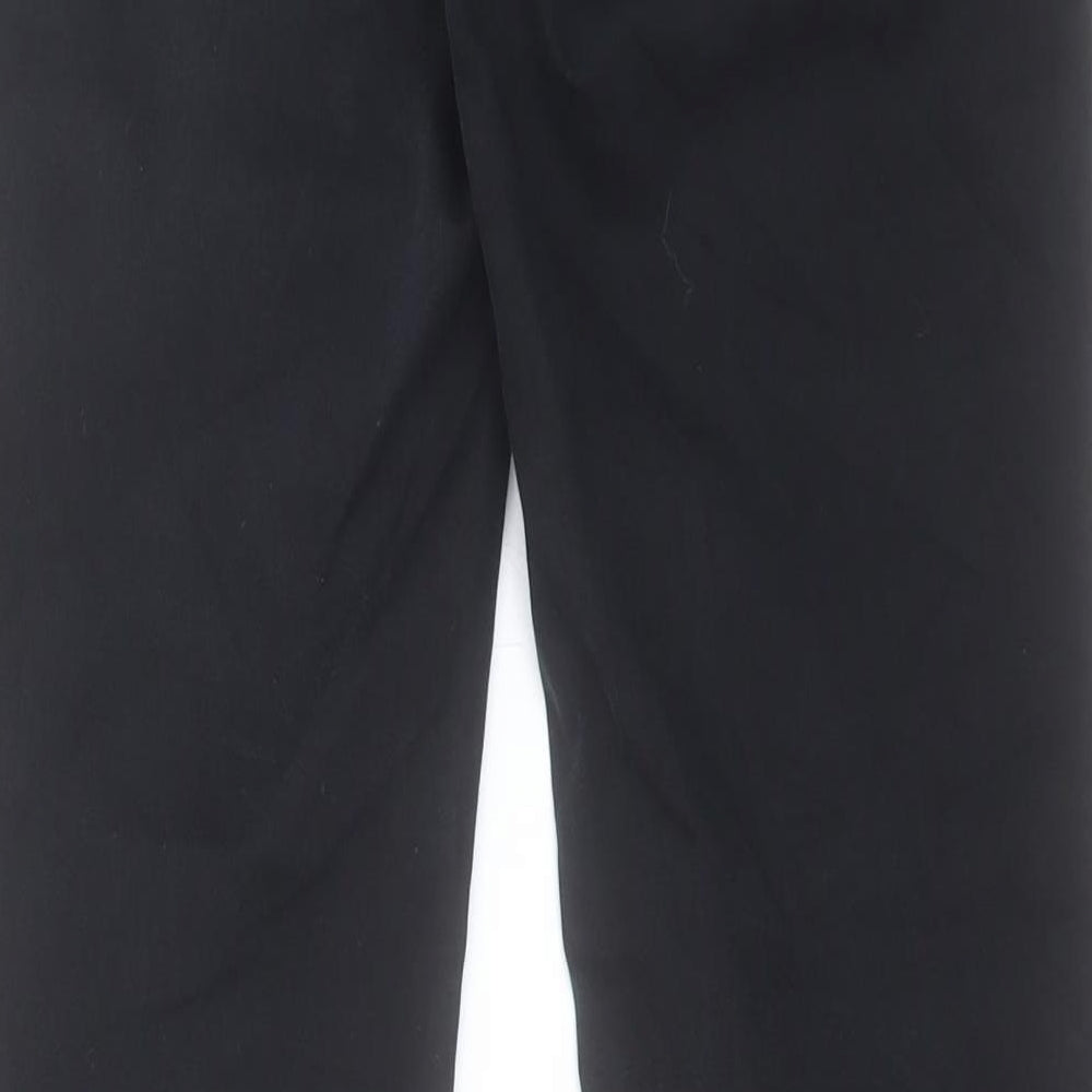 Paul Smith Womens Black Cotton Straight Jeans Size 10 L27 in Regular Button