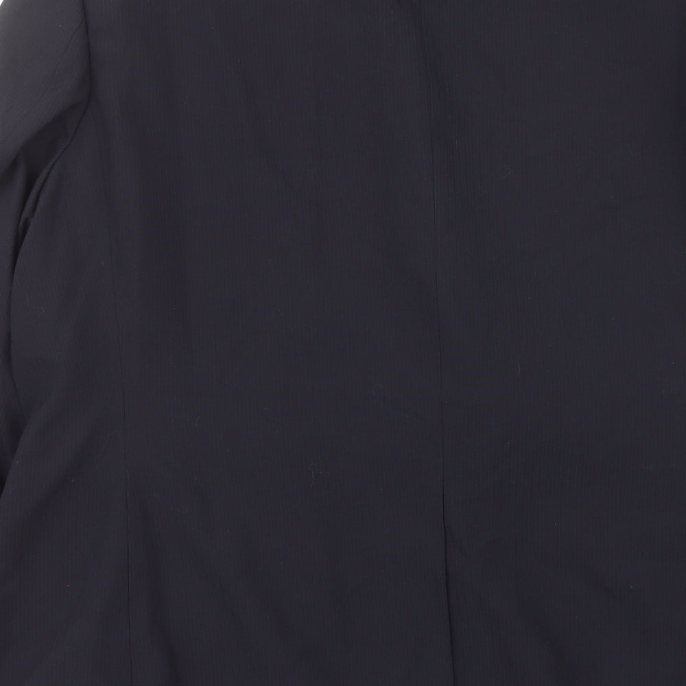 George Mens Blue Polyester Jacket Blazer Size 46