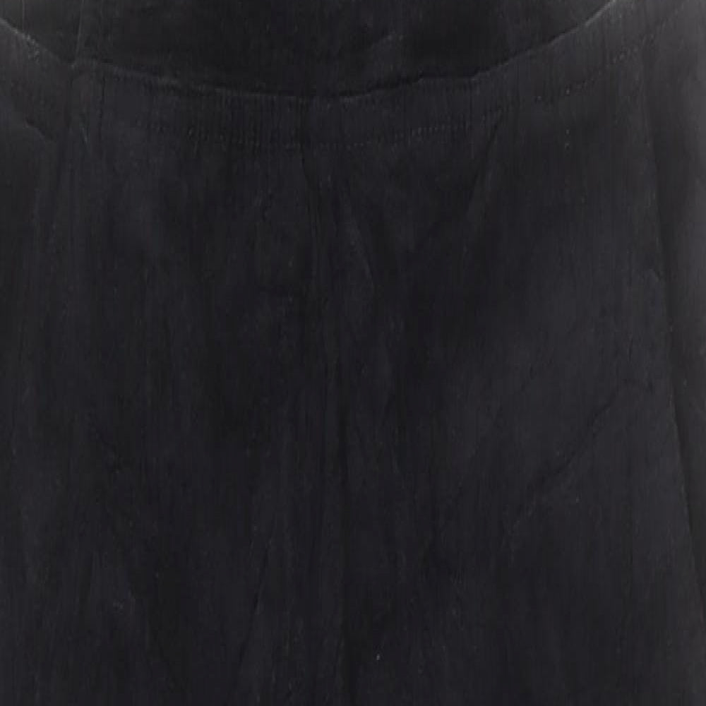 Goldie Womens Black Viscose Dungaree One-Piece Size M Buckle