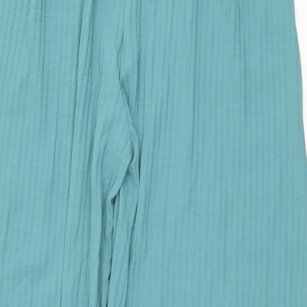 TU Womens Green Polyamide Trousers Size XS Regular Tie