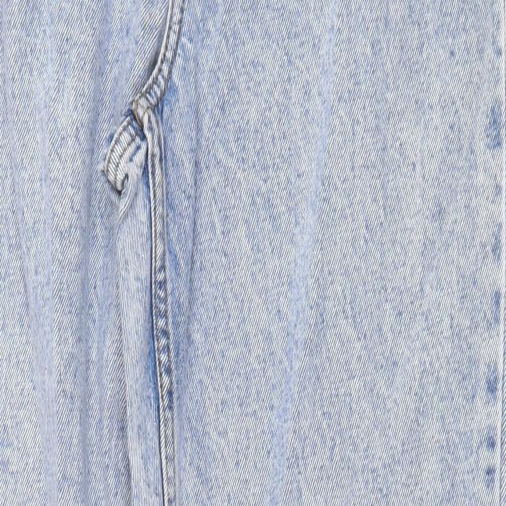 Primark Womens Blue Cotton Skinny Jeans Size 10 Regular Zip